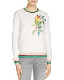 Tibio Neoprene Sweatshirt by Maje x at Bloomingdales